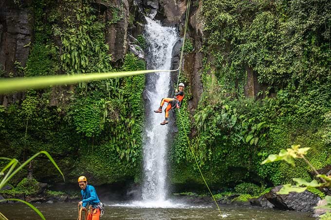 Canyoning Bali - Adventure and Spirit - zip lining